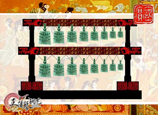 16件晉侯穌青銅編鐘，西周時期編鐘編磬